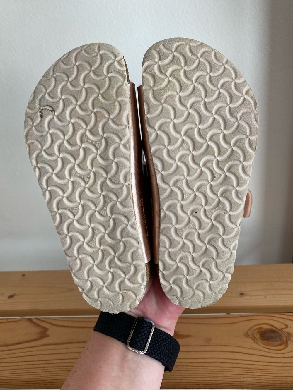 Birkenstock Arizona Kids Electric Metallic Copper Sandals 11 - Picture 14 of 14